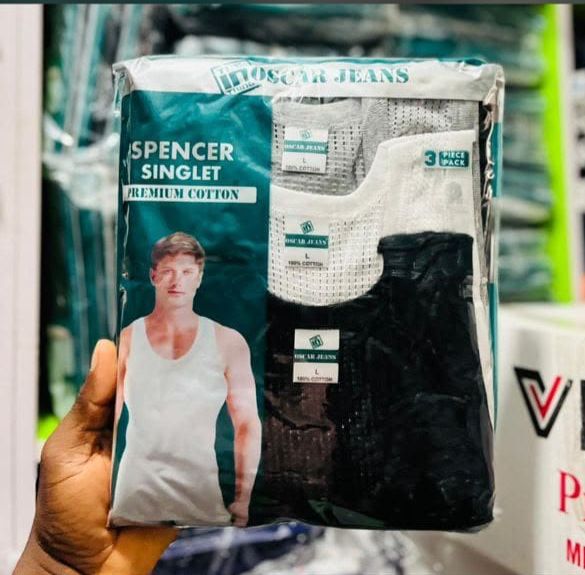 Packaged men's singlet